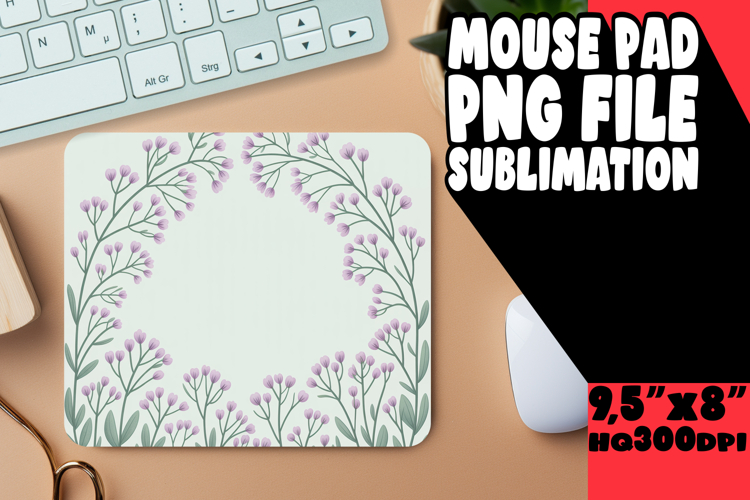 RADIANT mouse mat PNG Inspiration, Flowers example image 1