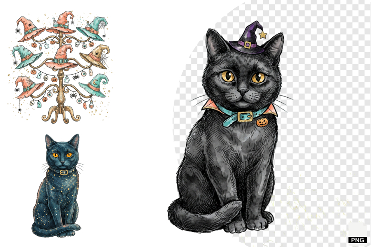 Pastel Halloween Clipart