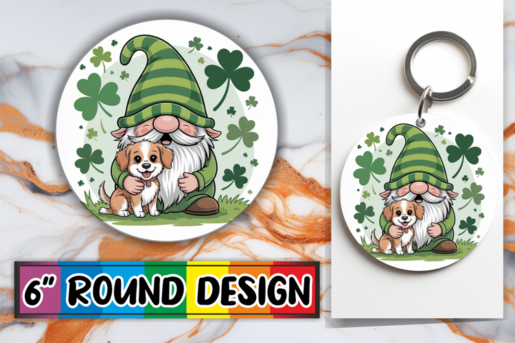 Cute Watercolor Spring Animals Round Design PNG