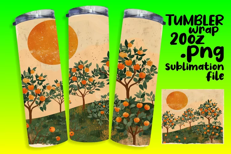 Minimalist Boho Tumbler Wrap - Simple Look 20oz