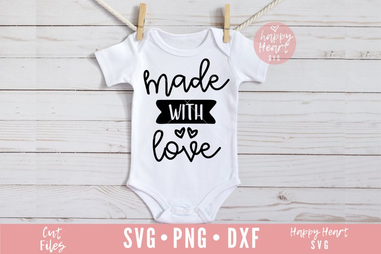 Made With Love SVG example image 1