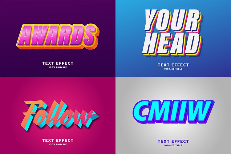 Modern Text effect for illustrator vol 5 example image 1