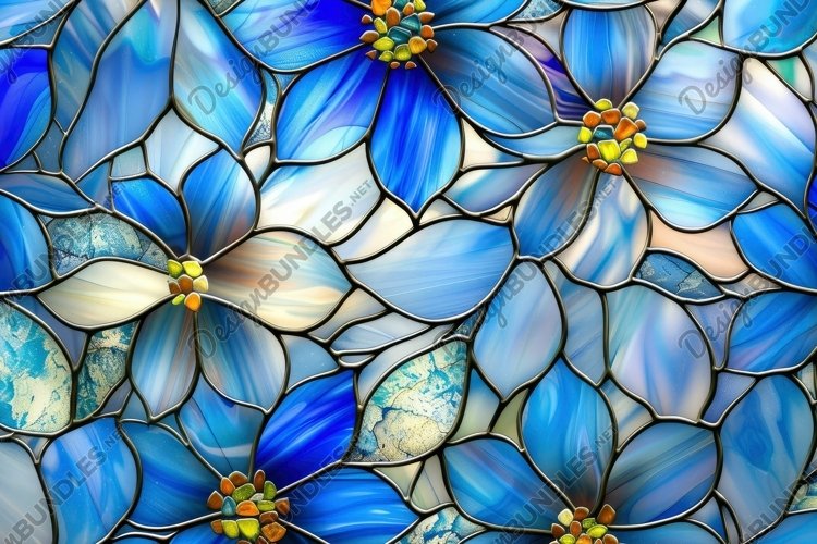 Stained Glass Texture Image 15