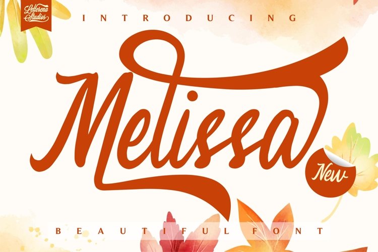 Melissa - Beautiful Luxury Font example image 1