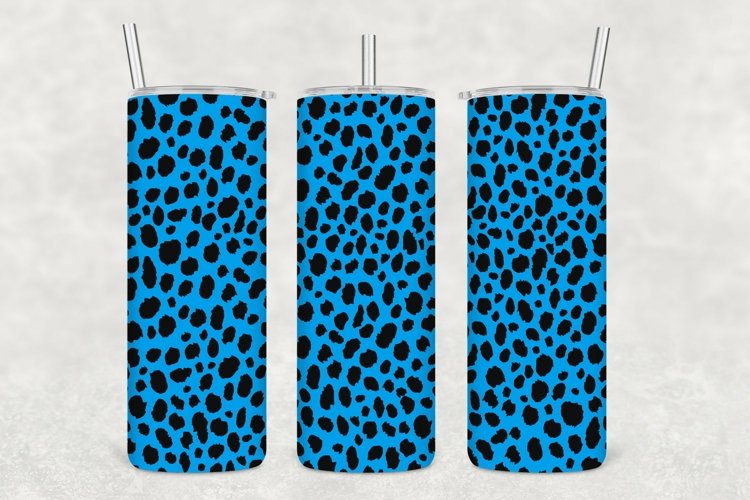 Sky Leopard Pattern Tumbler Sublimation