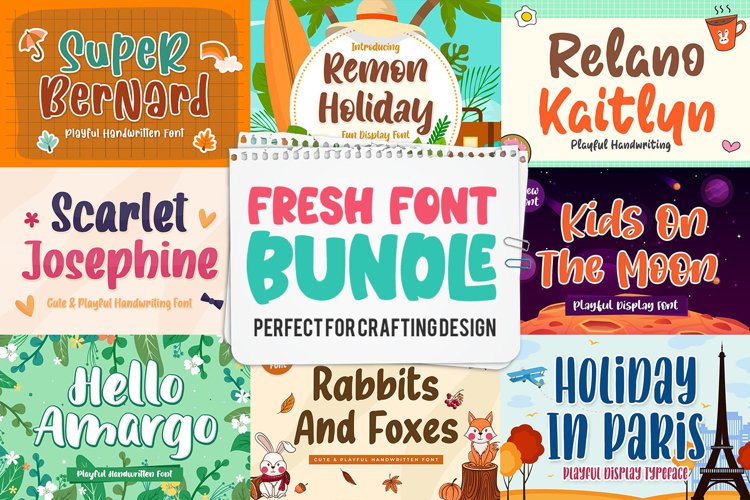 Fun Font Bundle example image 1