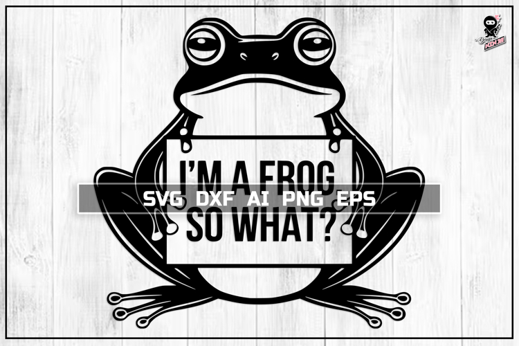 Cute Frog Svg Image 12