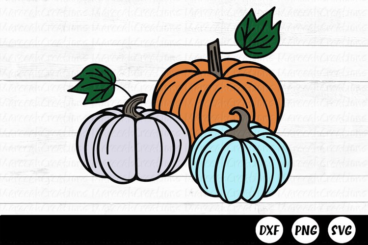 Fall Pumpkins SVG | Pumpkins Layered SVG