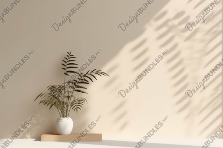 Pot With Copy Space Background Wallpaper