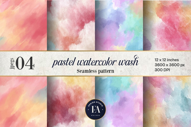 Pastel Watercolor Wash | Soft Abstract Texture