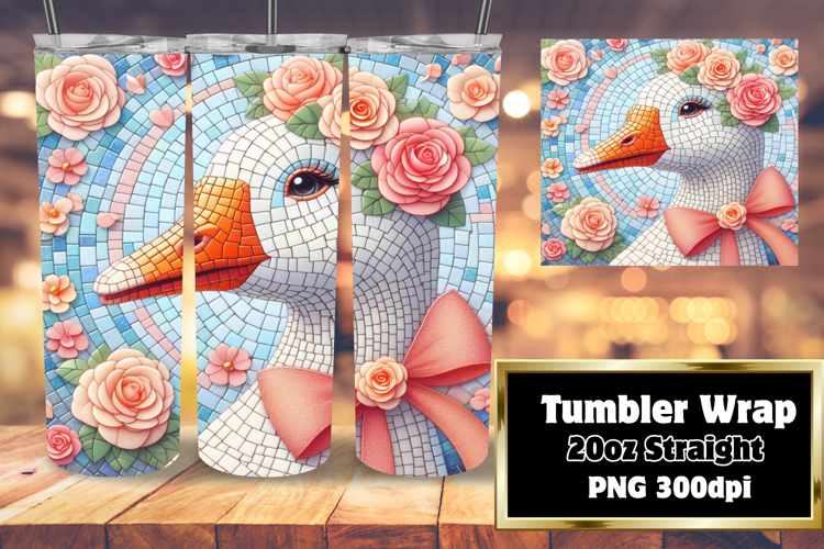20oz Tumbler Template for Creative Minds , Goose