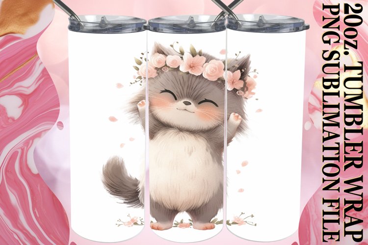 Kitty Comfort: Cat Lover Sublimation Design