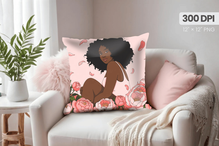 Black Girl Afro Png Image 11