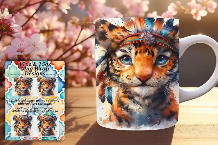 Colorful Wildlife Sublimation Designs - 11oz/15oz