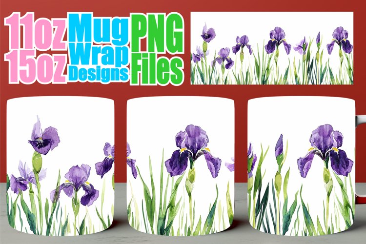 Vibrant Flower Mug: Sublimated Spring Charm 11oz example image 1