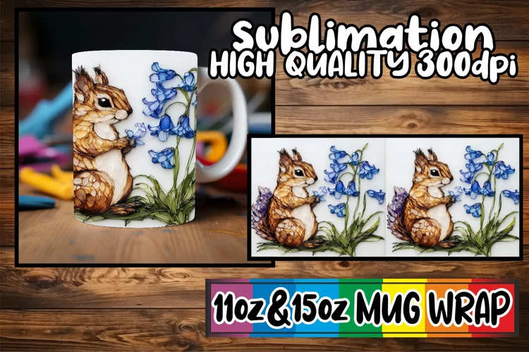 Radiant evenings 11oz 15oz sublimation wrap, Animals