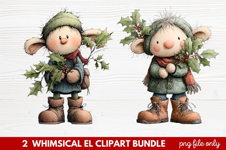 Cute Elf Clipart Image 13