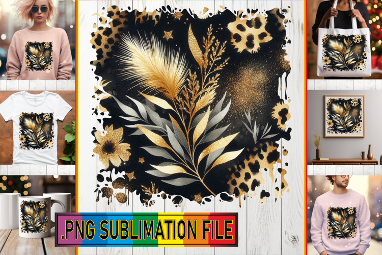 Fun TSHIRT Sublimation Designs, Leopard Prints