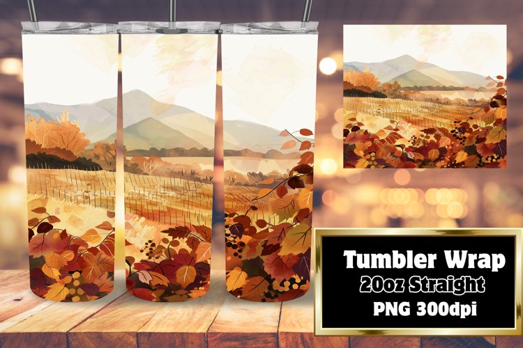 Fall Tumbler Wrap Image 11