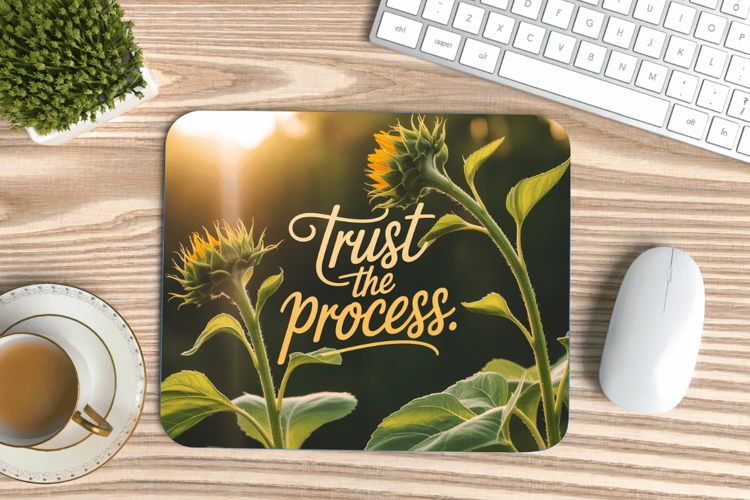 Inspirational Quotes Mouse Pad, Motivational PNG Sublimation