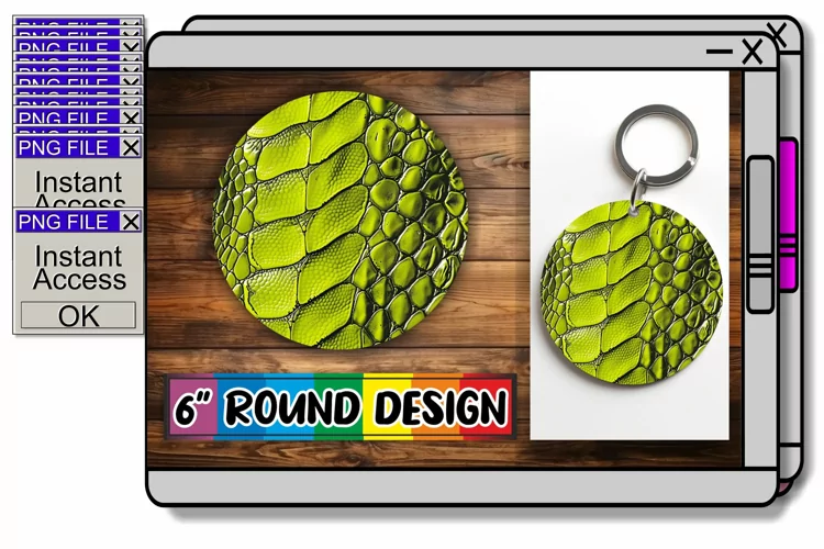 Puff 3D Pattern Round Design Circle