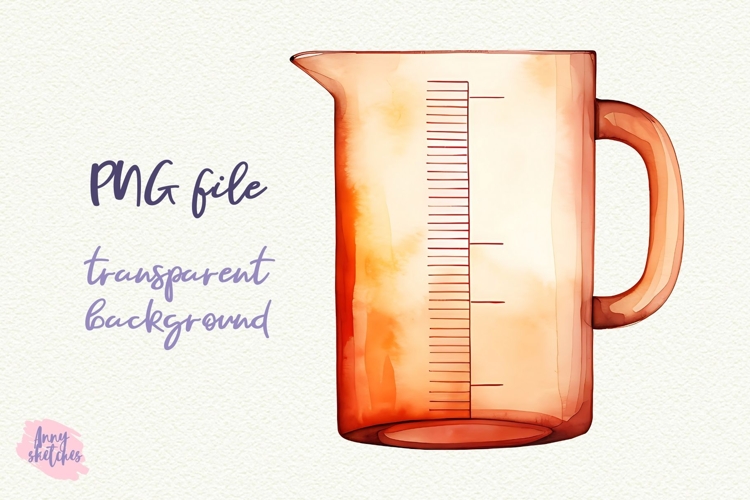 Measuring Cup Clipart Sublimation Baking PNG