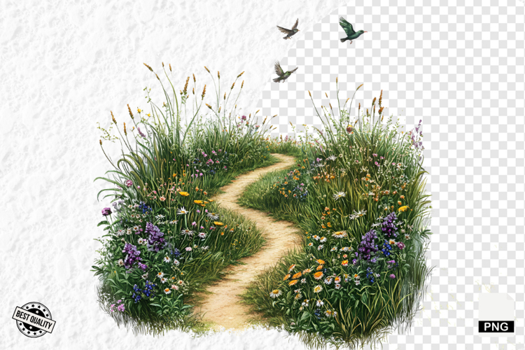 Summer Path Clipart