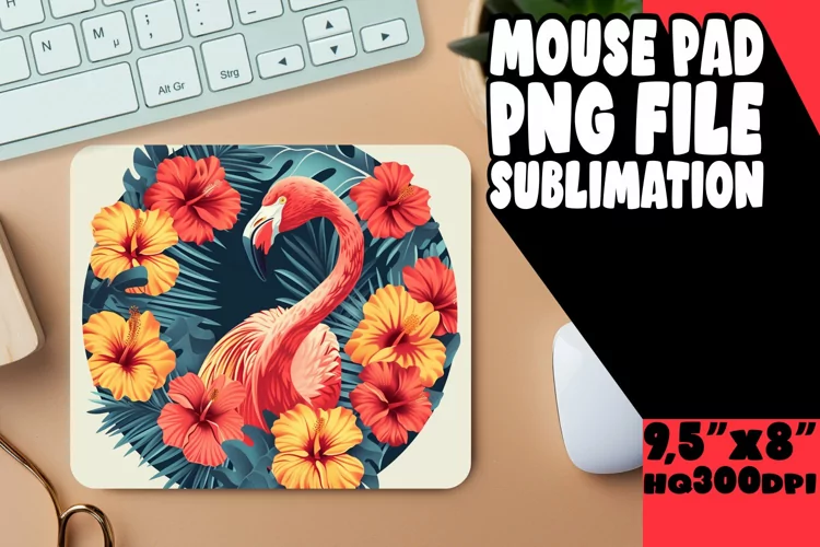 Exquisite Escapes Flamingo Mouse Pads