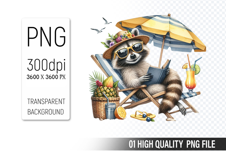Raccoon Illustration Image 13