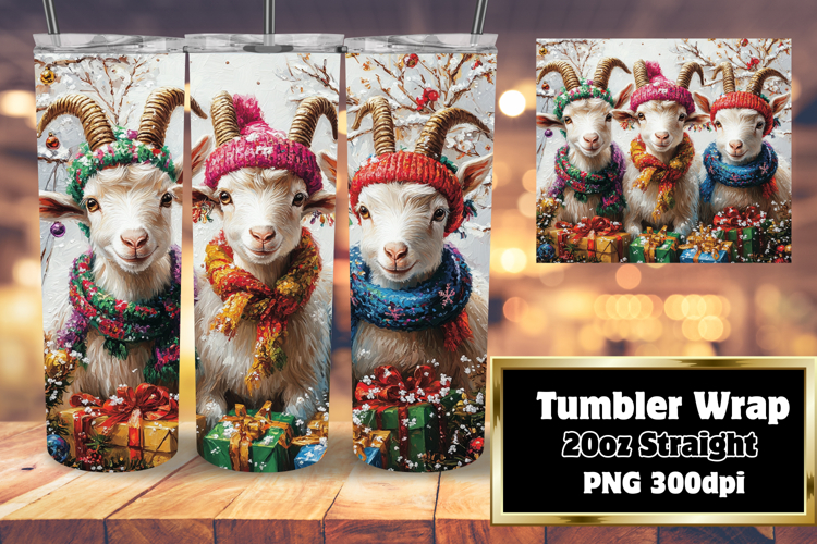 SLEEK 20oz PNG Tumbler Artwork , Cute Xmas