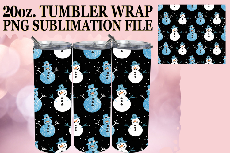 Cozy Sunsets 20oz tumbler wrap, Christmas