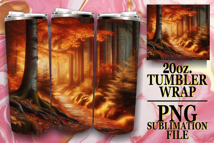 Thanksgiving Tumbler Wrap Image 4