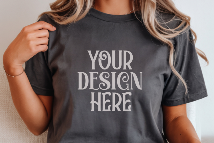 Pepper Comfort Colors 1717 Christmas Mockup, CC 1717Comfort