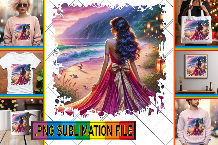 Unique Sublimation TSHIRT PNG, Women