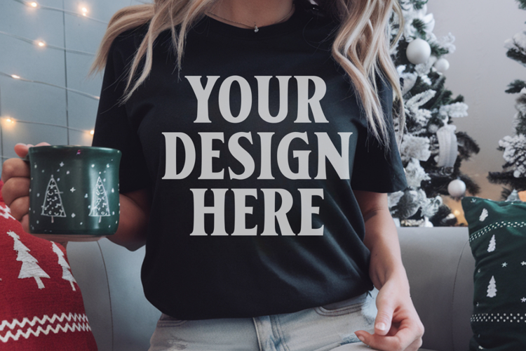 Pepper Christmas Comfort Colors 1717 Mockups, CC 1717 m