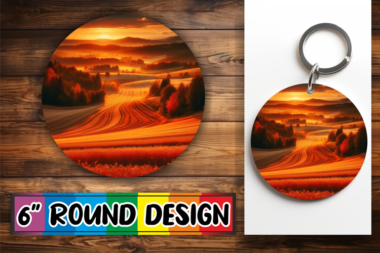 Radiant Round Designs for Gifts, Autumn