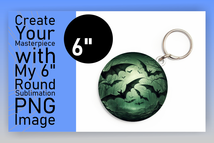 Unique Circle PNG Car Coaster Design , Horror Halloween