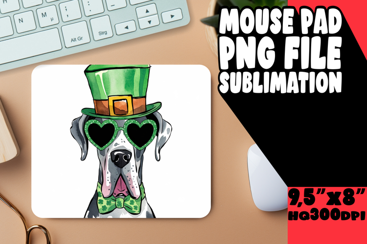 Sweet MOUSE PAD Sublimation Style, St Patrick