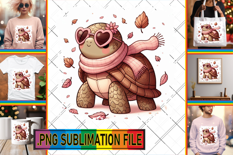 Fun TSHIRT Art Ideas PNG, Turtle