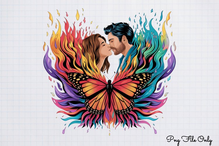 Smoke Butterflies Clipart PNG