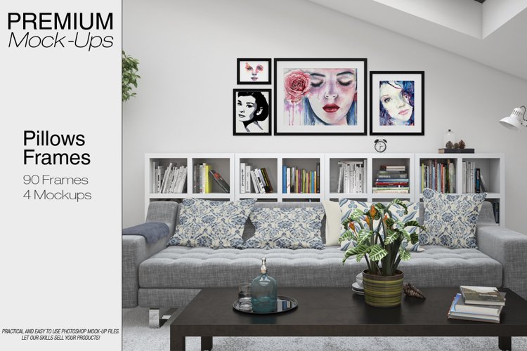 Pillows & Frames Set (52204)