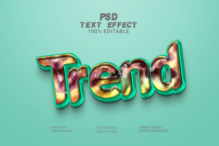 Trend 3d Text Effect Style example image 1