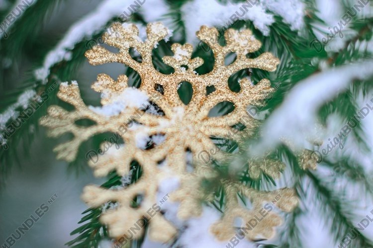 New Year, Merry Christmas background with space for text example image 1