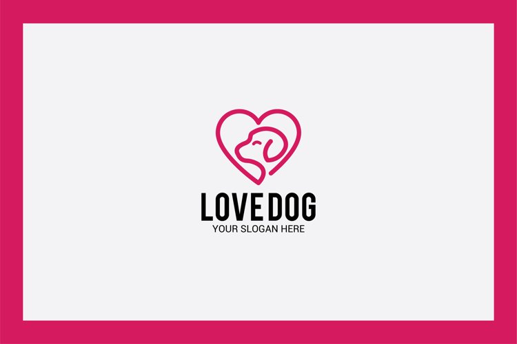 LOVE DOG LOGO example image 1