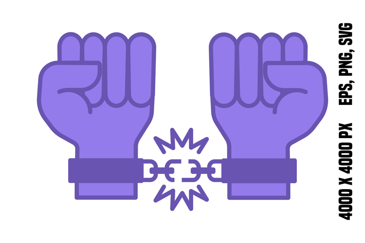 Colored Freedom Icon
