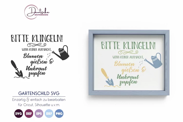 Bitte klingeln | Garten SVG