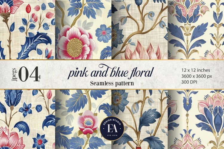 Blue Flowers Clipart Image 23