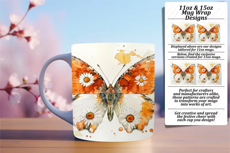 Butterfly Bouquet: Spring Mug Extravaganza - 11oz & 15oz