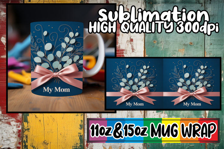 Blissful travels 11oz 15oz sublimation wrap, Mother's Day