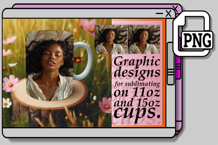 Black Girl Afro Png Image 8